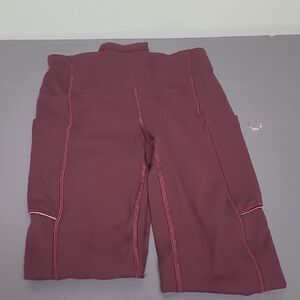 Adult Lululemon Burgundy Bottoms